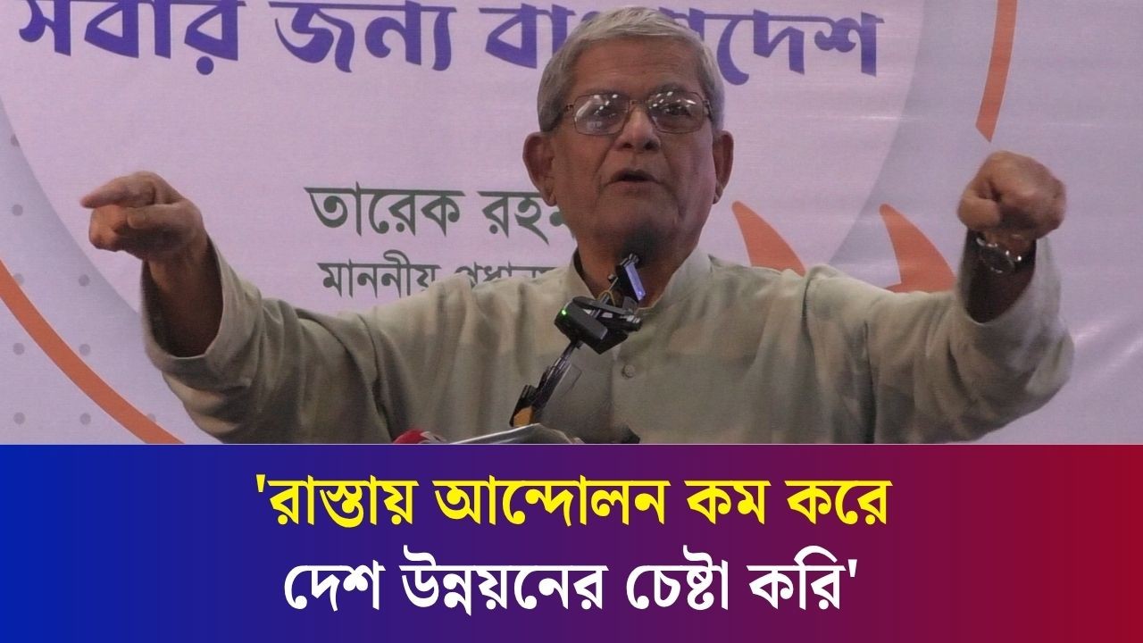 ছেলেরা শুধু চাকরি চায় আর ঠিকাদারি করতে চায় : মির্জা ফখরুল